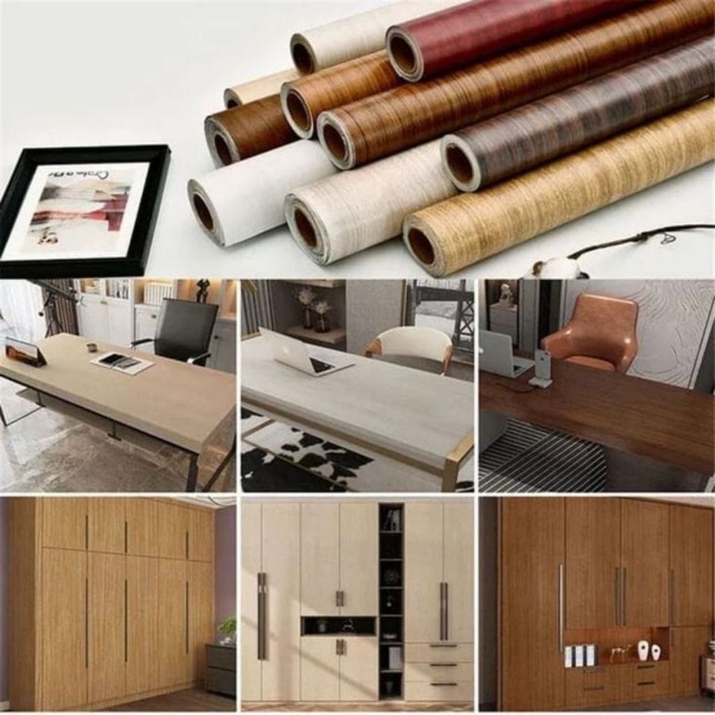 Sticker Kayu Marmer Marble/Decosheet/Plapis Meja Kursi Triplek/PVC Interior