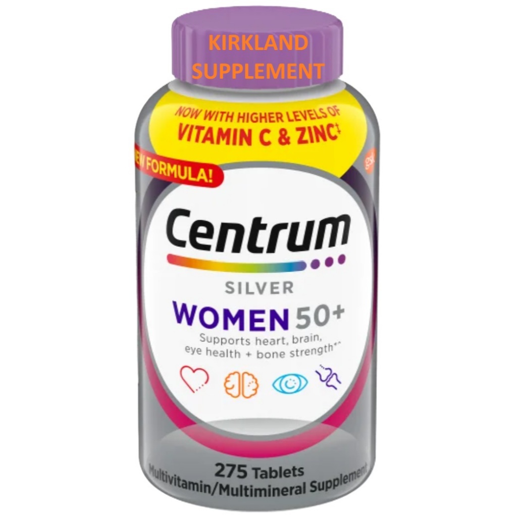 CENTRUM SILVER WOMEN 50+ 275 Tablet ORI USA, READY STOCK, NEW ARRIVED