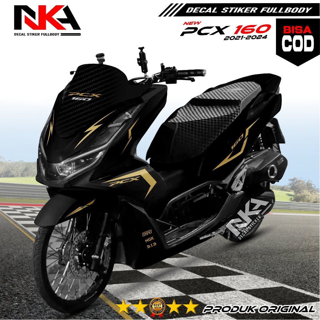 TERBARU Decal PCX 160 Fullbody Stiker Variasi Motor Honda PCX 160 Thun 2021-2024