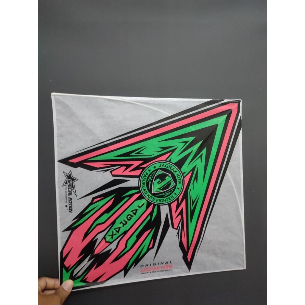 Layangan Shukoi Fiber Motif Jagrax Spesial Turnamen