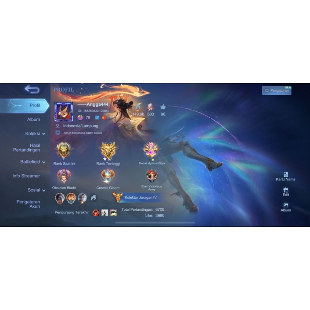 Pelayanan Akun MLBB Kolektor Sultan Full Skin Murah + Free Garansi | Shurastore