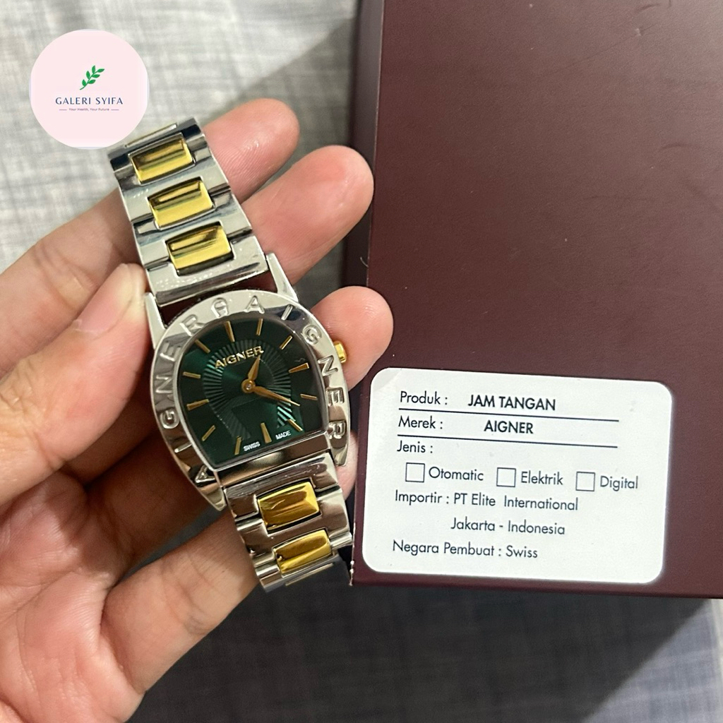 Aigner jam tangan wanita AWRL6000602 Preloved