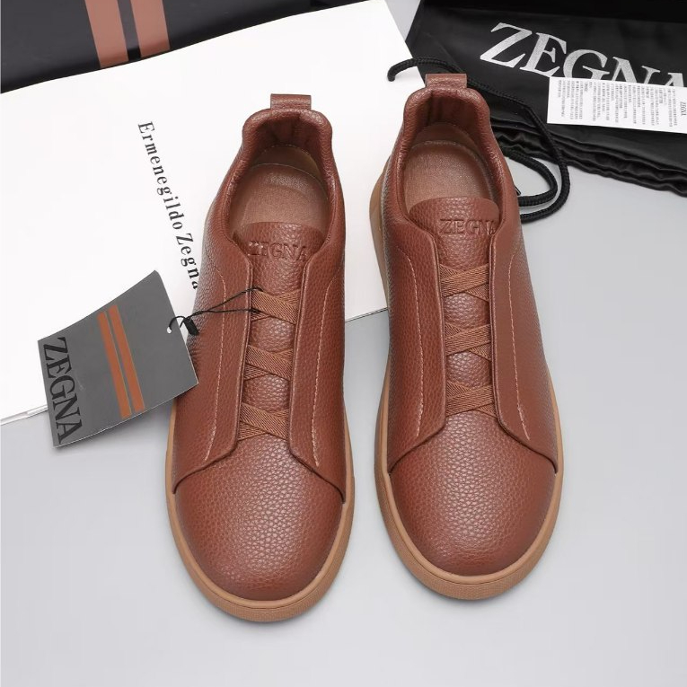 ZEGNA's new versatile casual men's shoes, one foot sports shoes, cowhide flat shoes