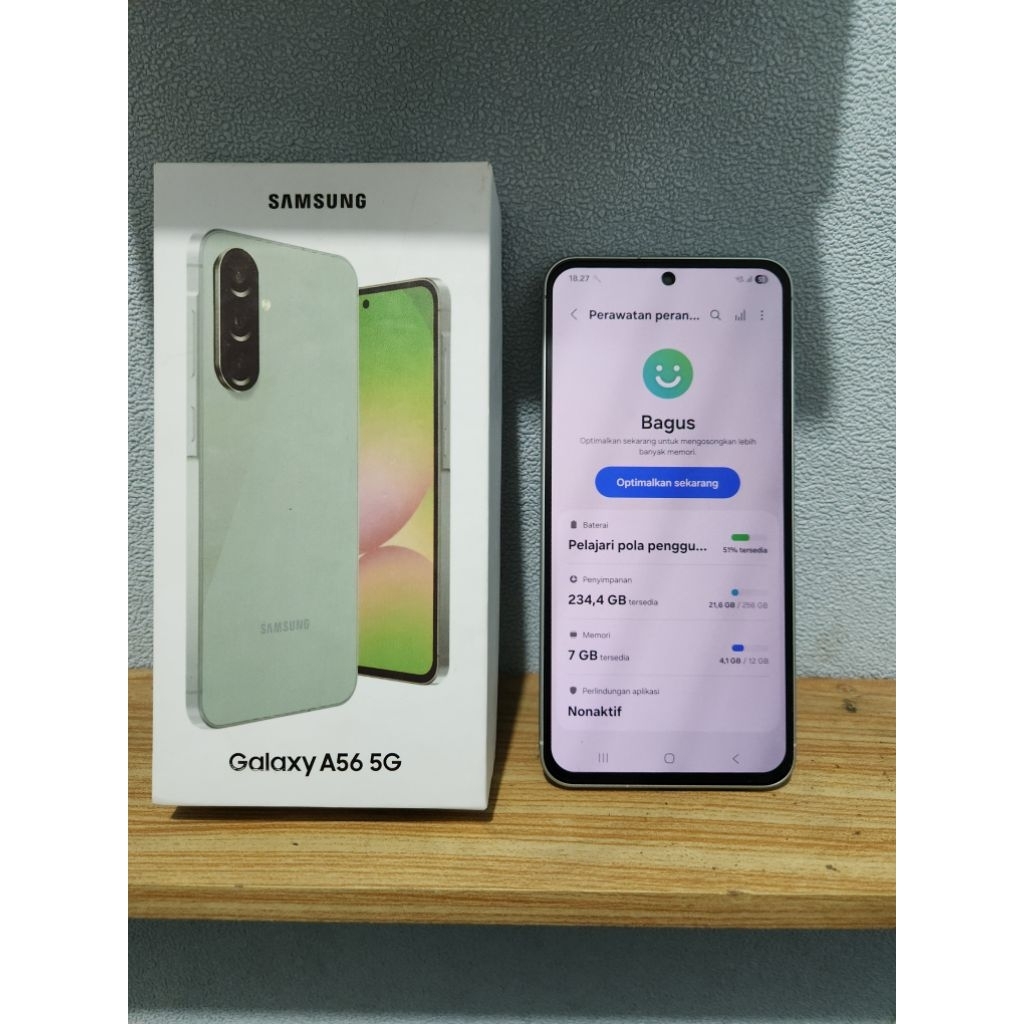 SAMSUNG A56 5G 12/256GB FULLSET ORI SECOND LIKE NEW