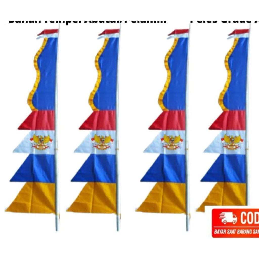 (5PIS) BENDERA UMBUL2 MODEL KUDA LAUT