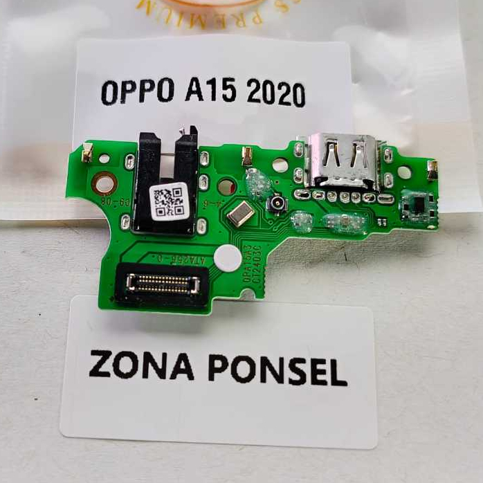 Papan Cas Oppo A15 Board Charger Original