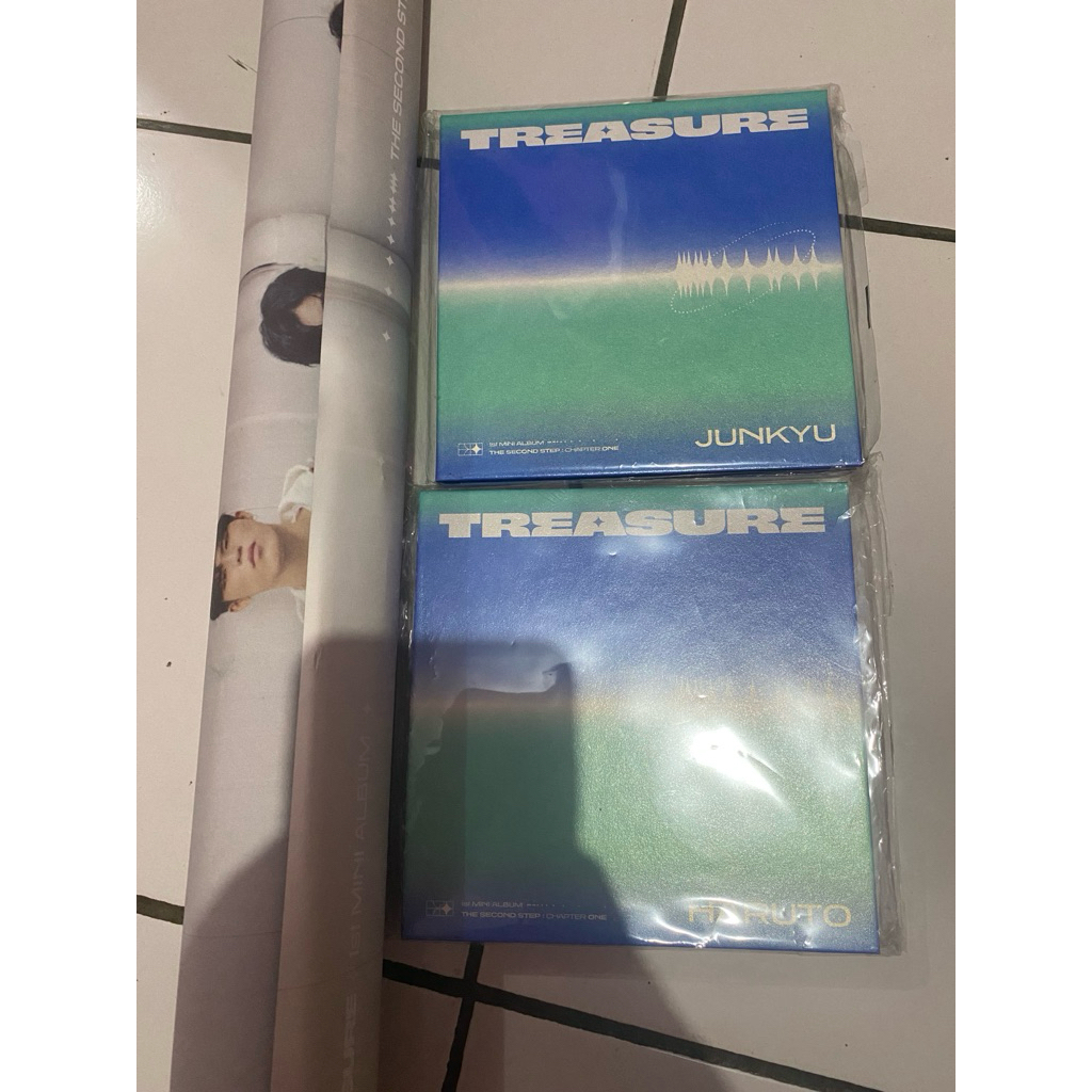 Treasure collection (photocard treasure, truz bonbon, hiasan lightstick, digipack, poster album, blo