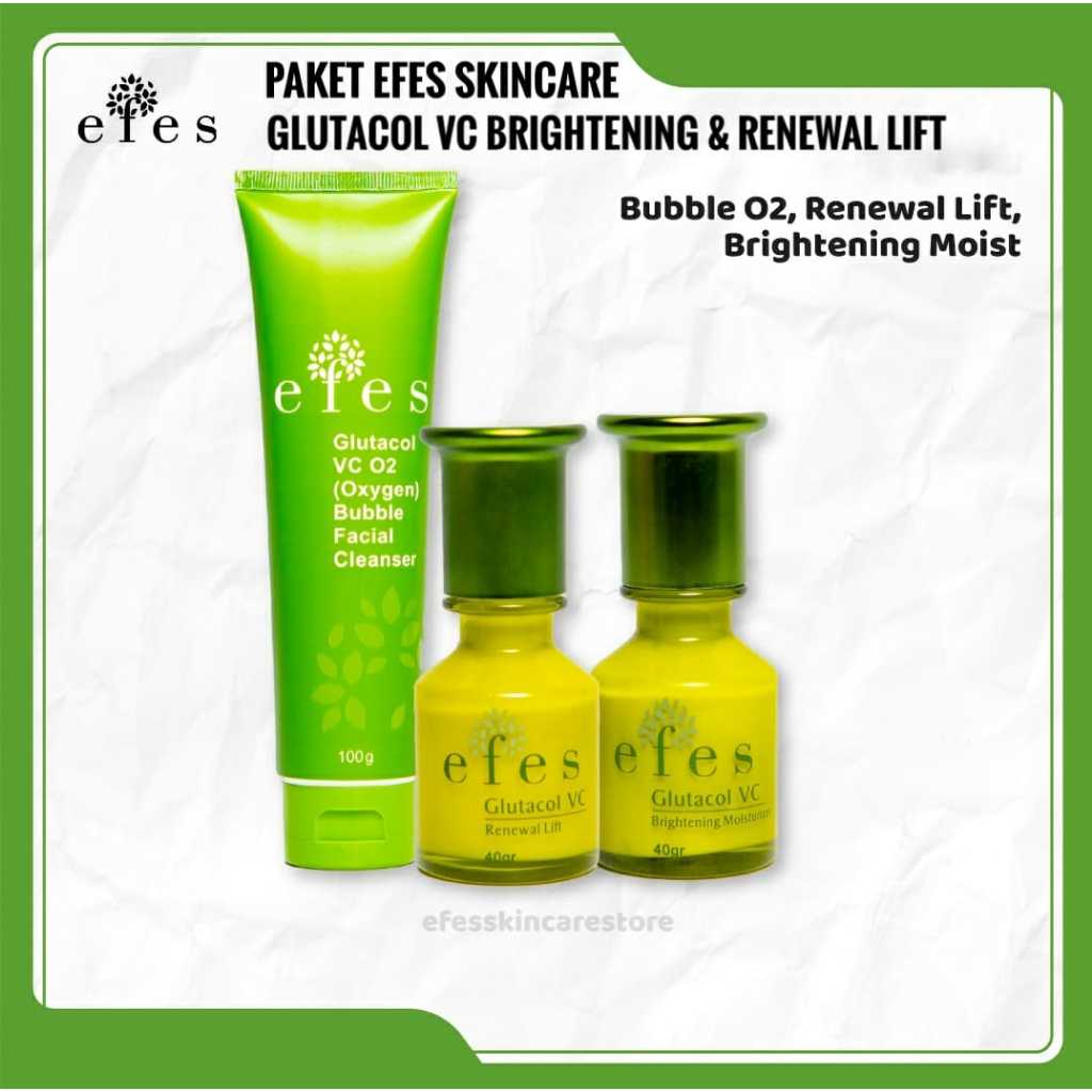 Paket Efes Skincare Glutacol VC Brightening & Renewal Lift
