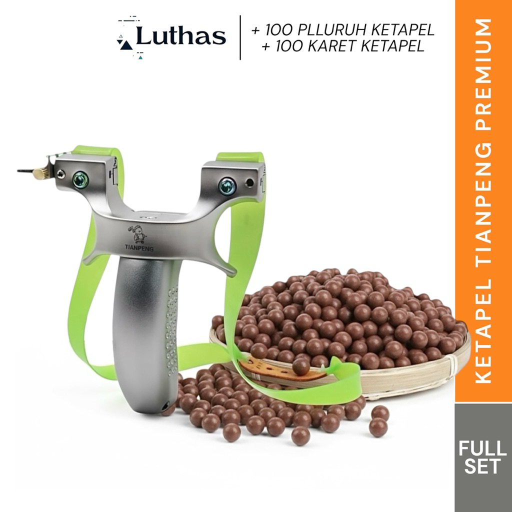 ketapel premium tianpeng / ketapel olahraga profesional - ketapel full metal