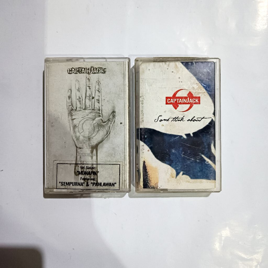 Sepaket Kaset Captain Jack album "UNMINDLESS" & "Some Think About"