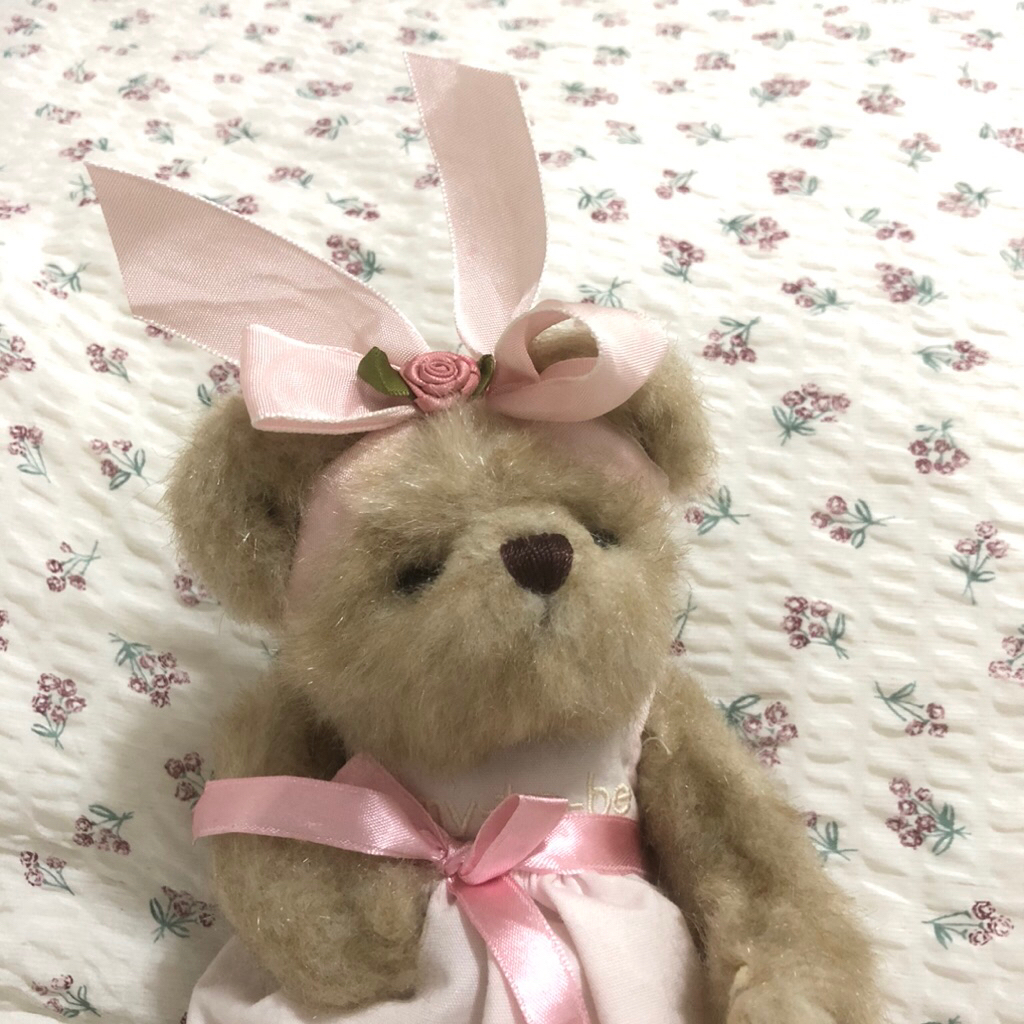 The Bearington Collection "Mommy to-be" plush bear 12"