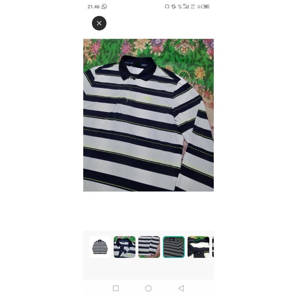 polo shirt golf chervo size L