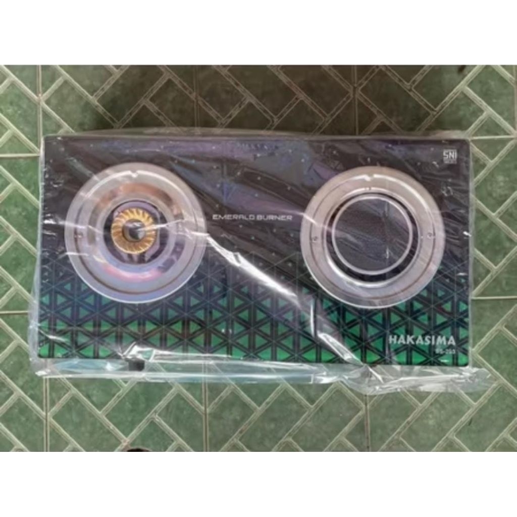 Hakasima kompor gas 2 tungku