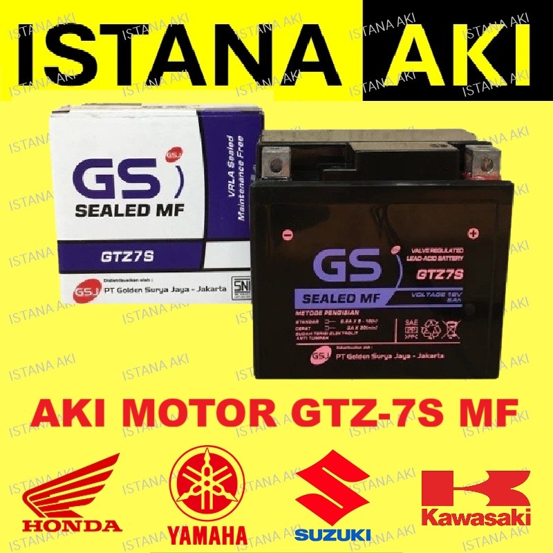 Aki Motor Yamaha Nmax 155 Aerox 155 Lexi Fazzio Freego GTZ7S Aki Kering Accu Kering MF