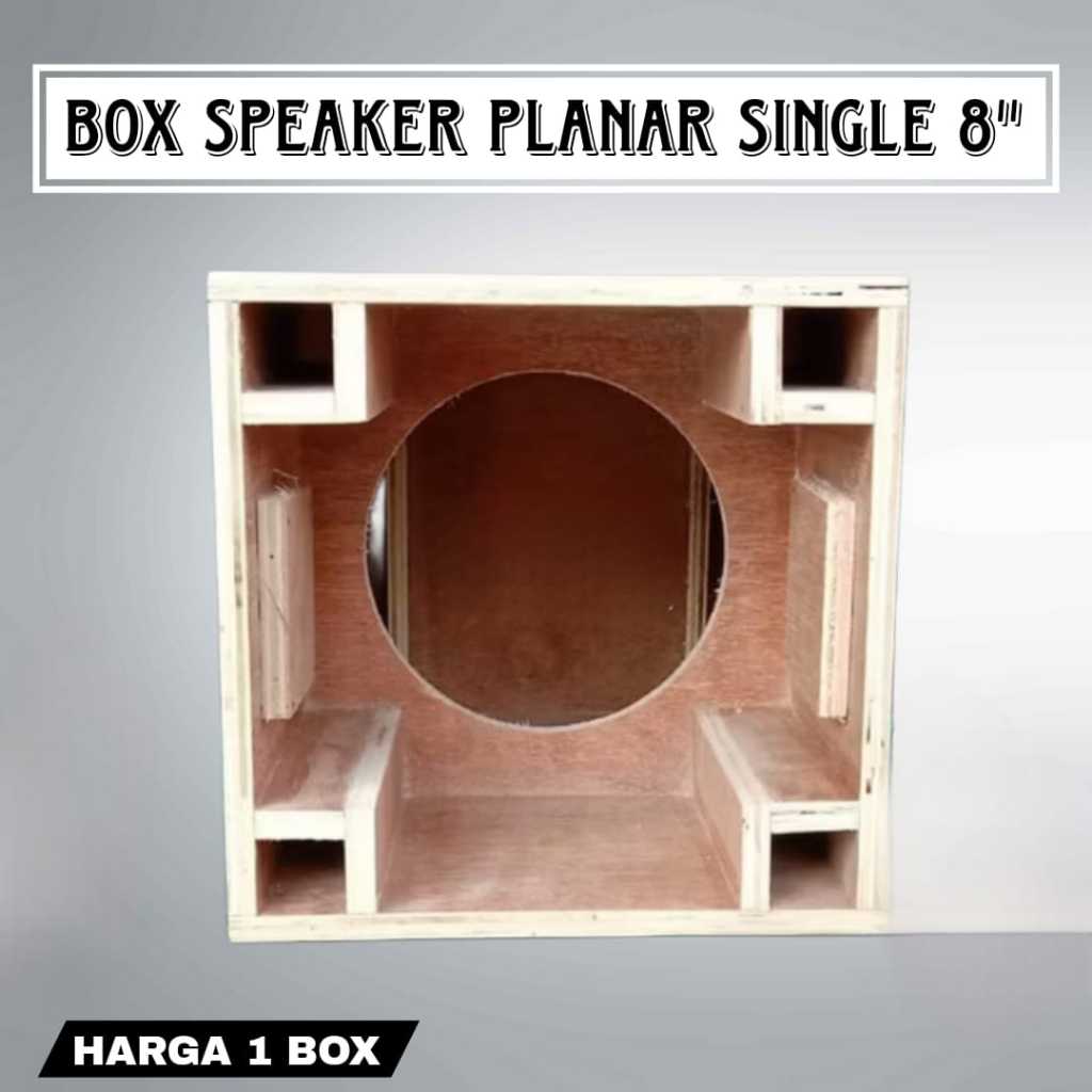 Box Speaker Planar Single 8 inch murah