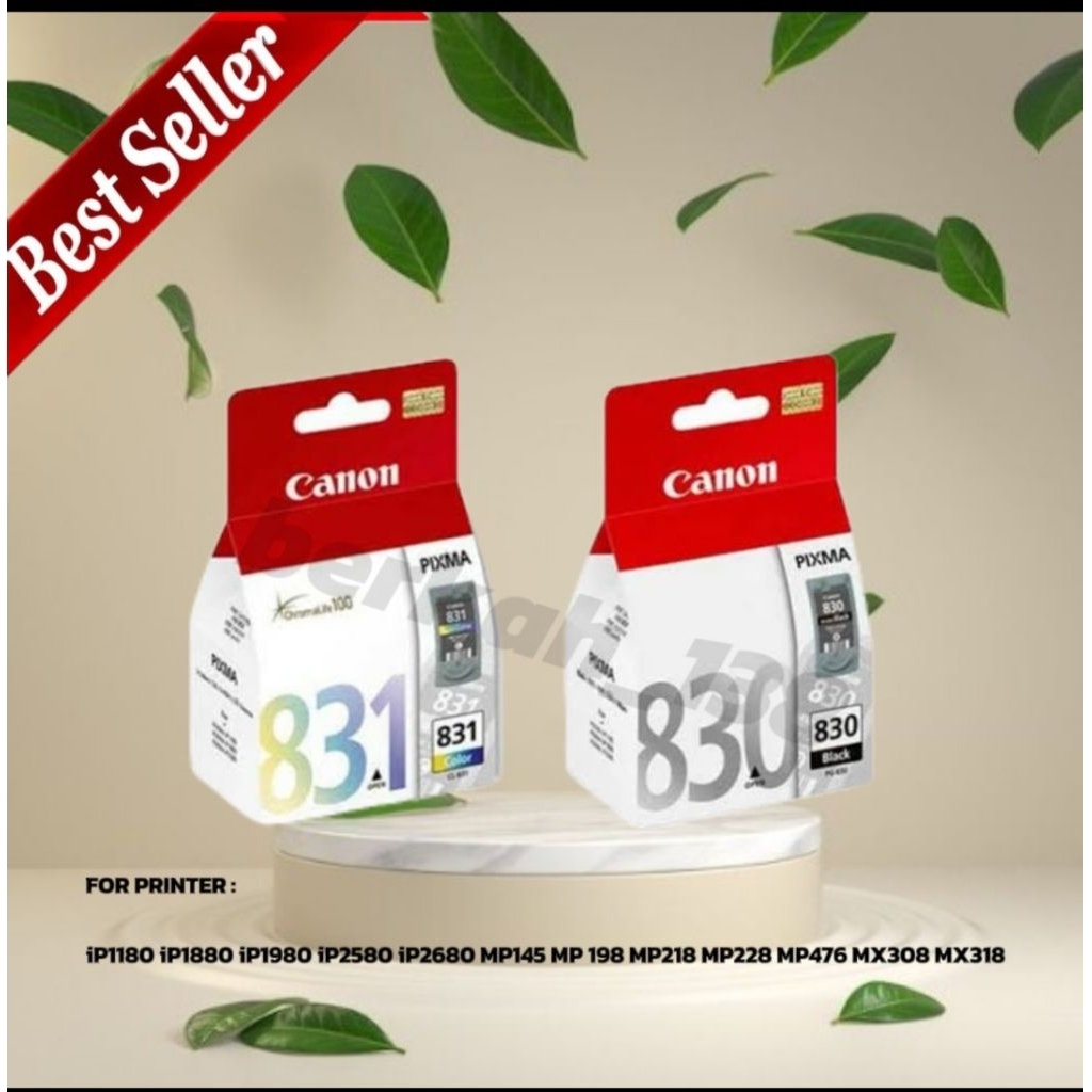 Tinta CARTRIDGE Canon 830 Black & 831 Colour for PRINTER IP1180/IP1880/IP1980 IP2580/IP2680 MP198