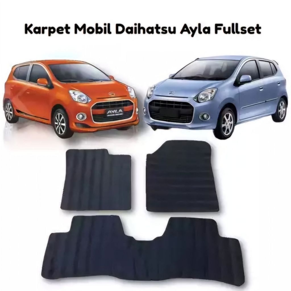Karpet Karet Mobil Daihatsu Ayla / Karpet Matras Mobil Daihatsu Ayla Fullset