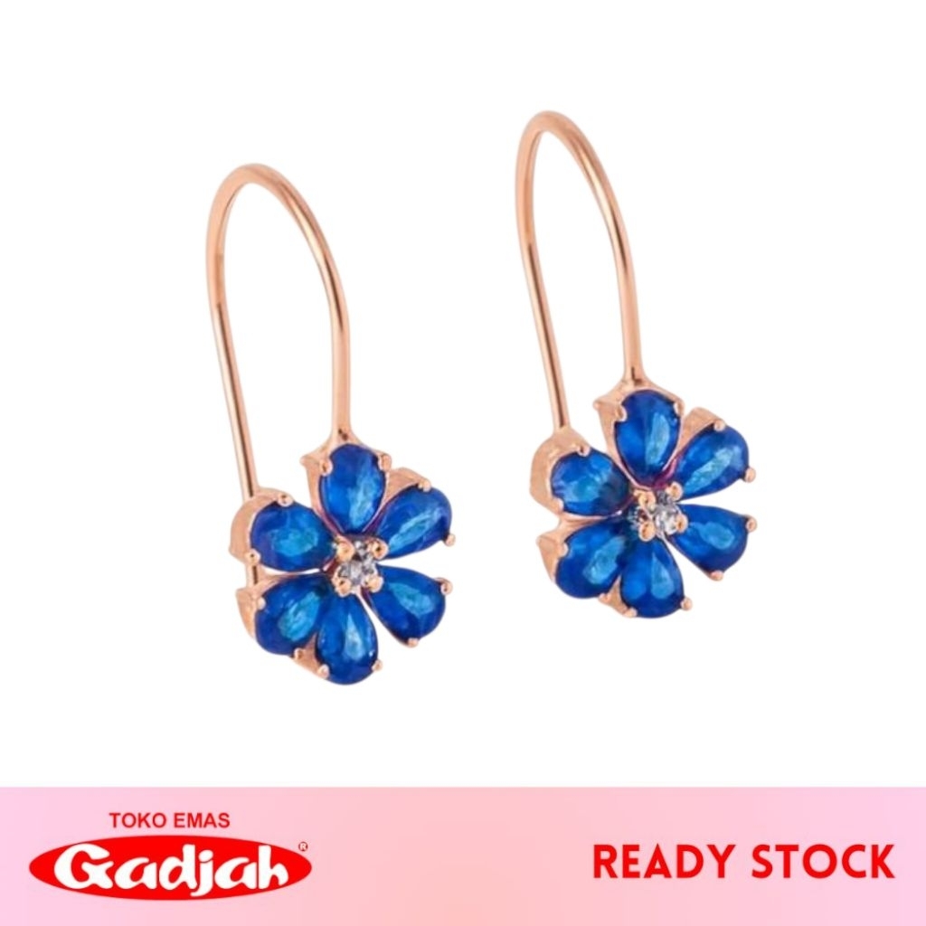 Anting Emas Kawatan Bunga Sakura - Toko Emas Gadjah