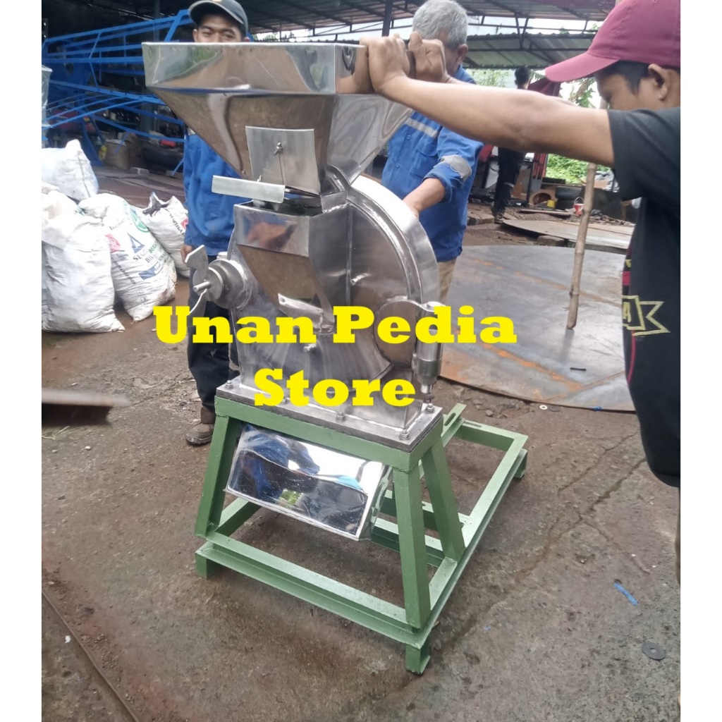 Mesin Disk Mill Penepung Singkong Kap.650 kg/Jam - Mesin Diskmill FFC45 Stainless - Mesin Gilingan T