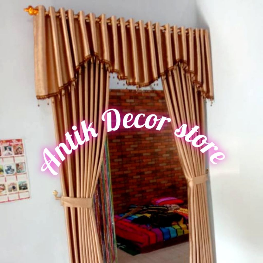 gorden poni atas pintu 1 set tirai poni gordyn pintu kamar gordeng pintu masuk Gorden minimalis baru