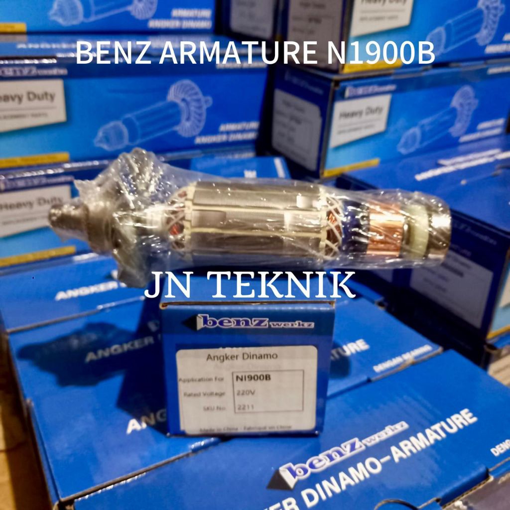 BENZ ARMATURE N1900B ANGKER MESIN SERUT KAYU PLANER MAKITA N1900B N 1900 B