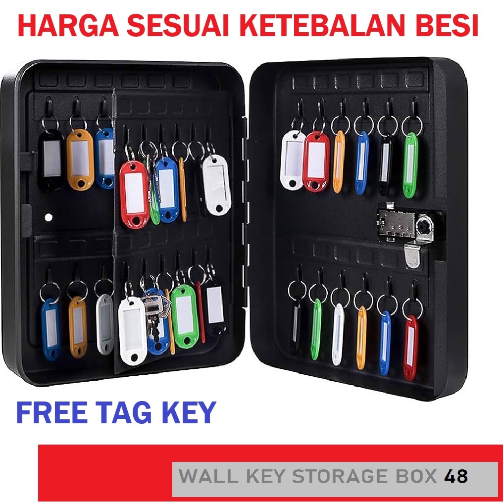 Gantungan kunci Key Box dinding Cantelan kunci WALL SAFE MOUNT Box kunci dinding