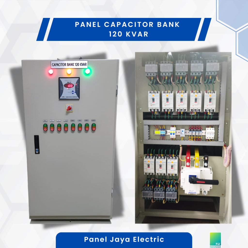 Panel Capacitor Bank 120 KVAr 8 Step - Kapasitor Bank (Panel Penghemat Listrik)