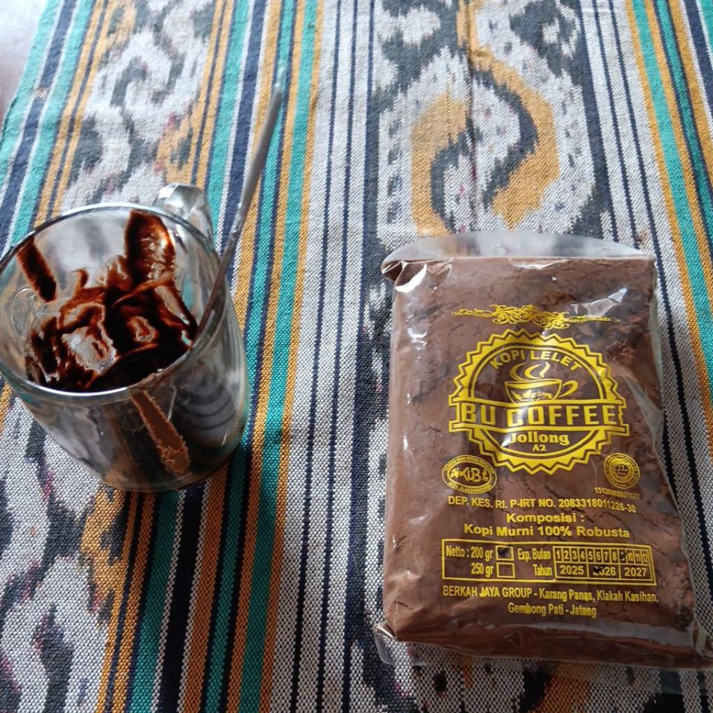 Kopi bubuk / Kopi lelet 200 gr khas jolong pati jawa tengah