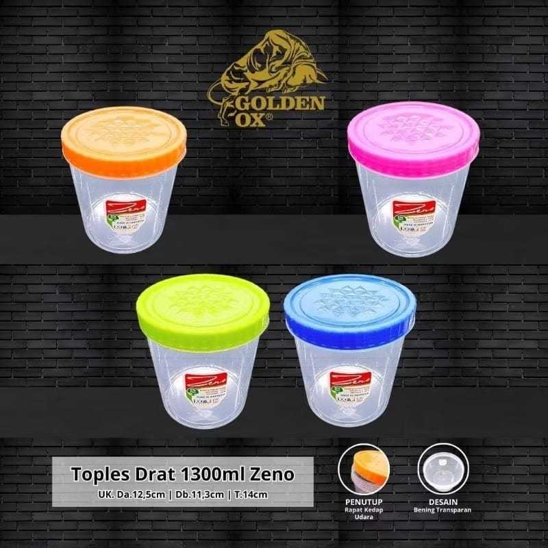 Toples Ulir / Toples Drat / Toples Plastik 1300 ML Toples Ulir 100% Ori BPA Free