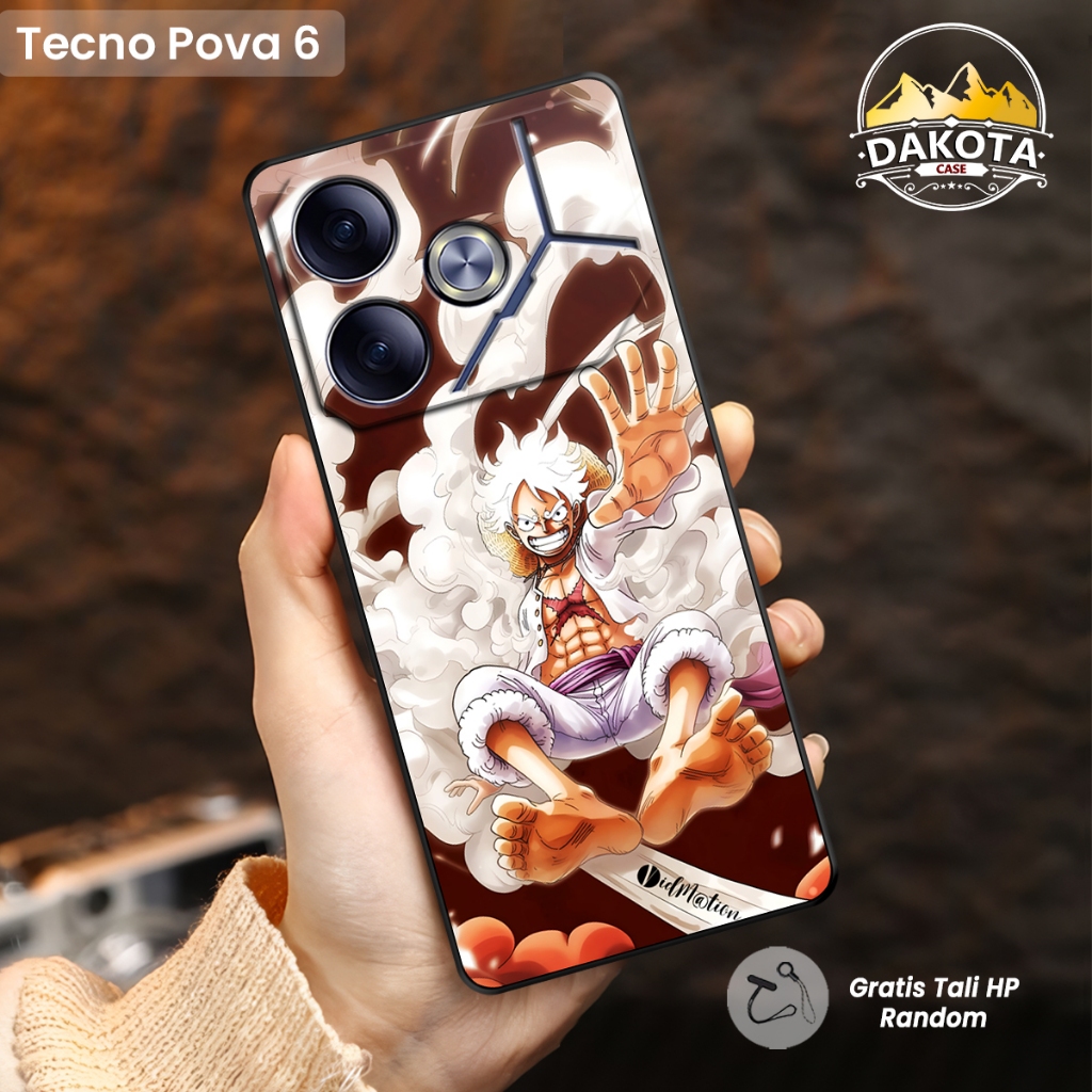 Case hp Tecno Pova 6 Silikon Softcase Motif Wanpiecee | Casing Tecno Pova 7 4G | Tecno Pova 7 5G | C