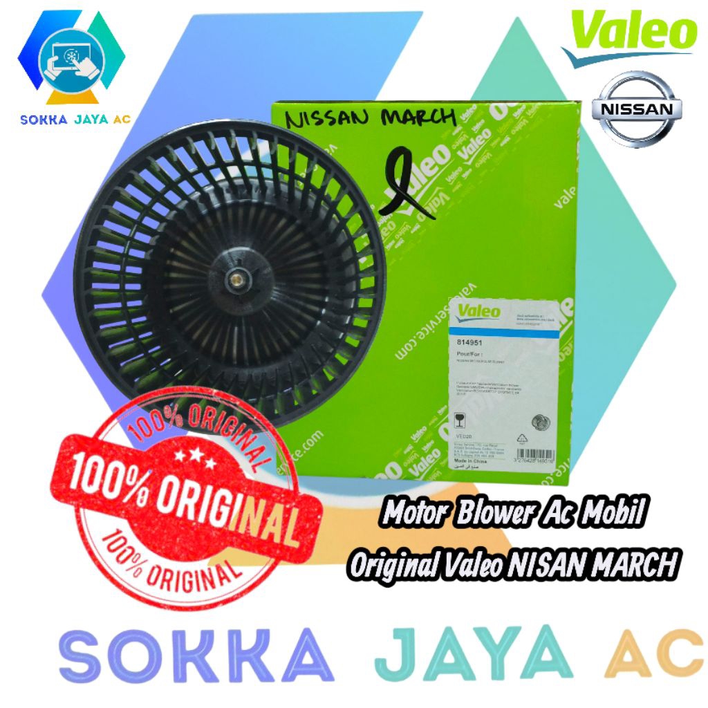 Motor Blower Ac Mobil Original Valeo NISAN MARCH