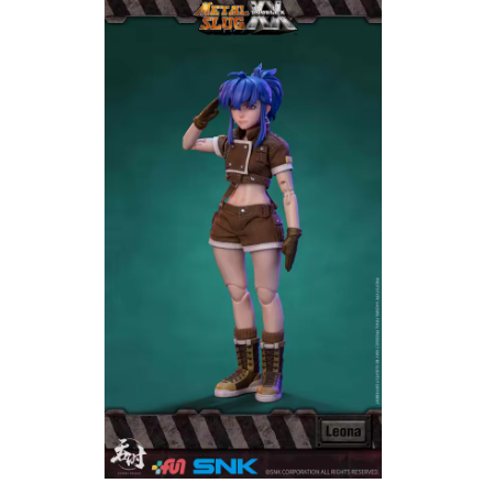 TUNSHI STUDIO TS-012 1/12 Scale Metal Slug LEONA Heidern with Double Head Full Set For 6inch Action 