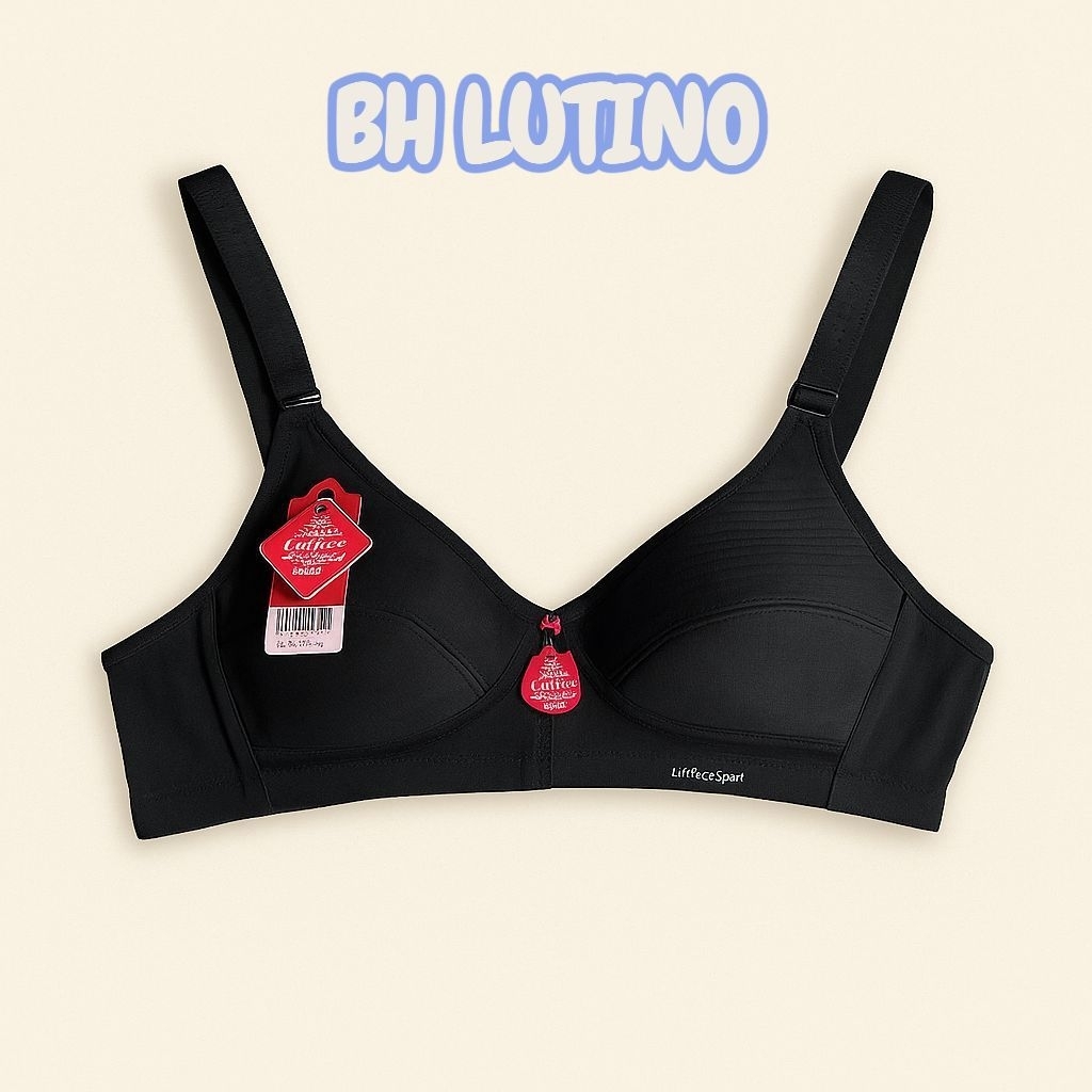 3 pcs BH lutino tanpa kawat / bra big size / bra cup besar / bh busa tipis / bh murah / bh khusus hi
