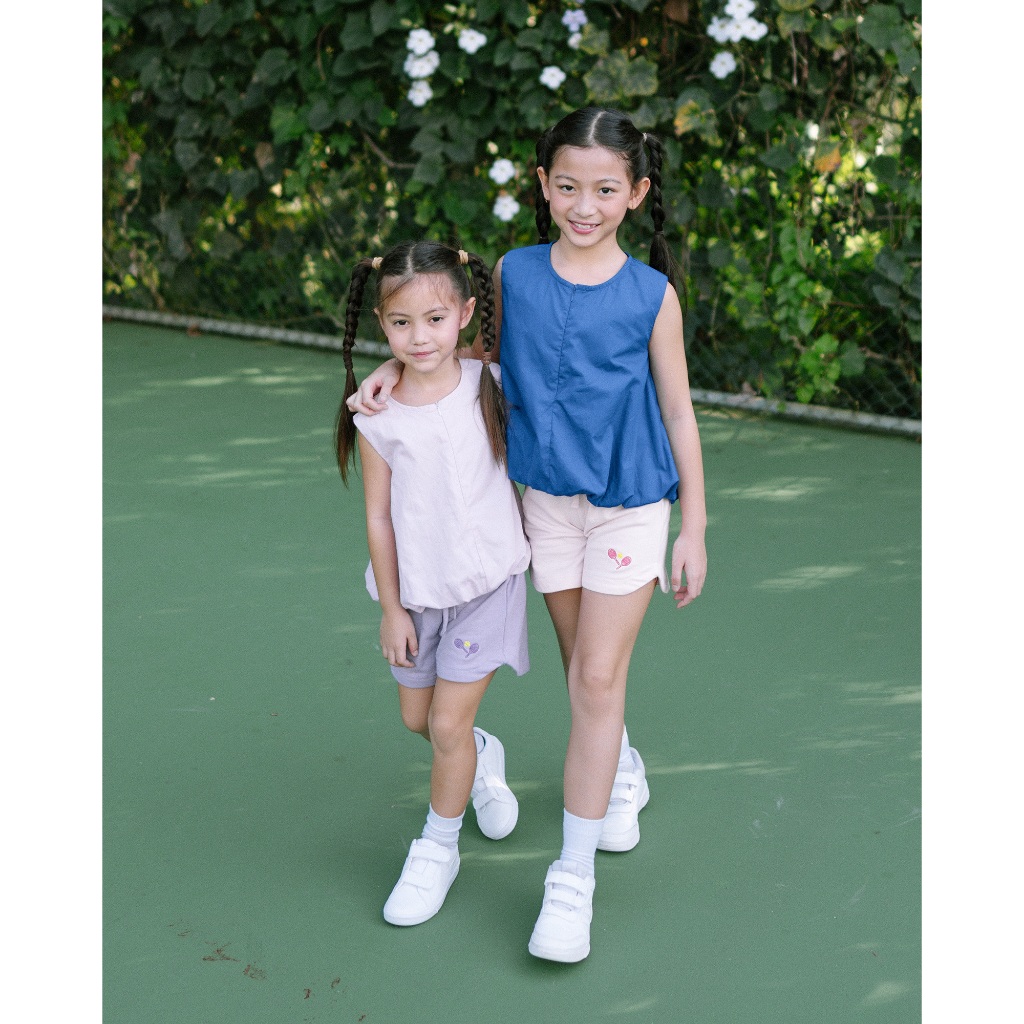 LEWIS EMMA - Sleeveless Balloon Top (2-14 Tahun) Atasan Anak Perempuan Tanpa Lengan