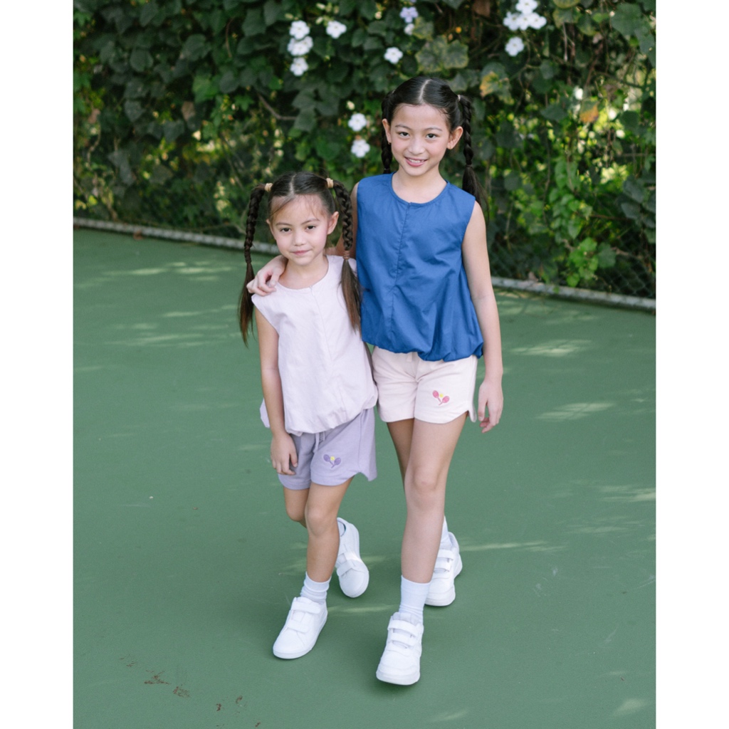 LEWIS EMMA - Sleeveless Balloon Top (2-14 Tahun) Atasan Anak Perempuan Tanpa Lengan