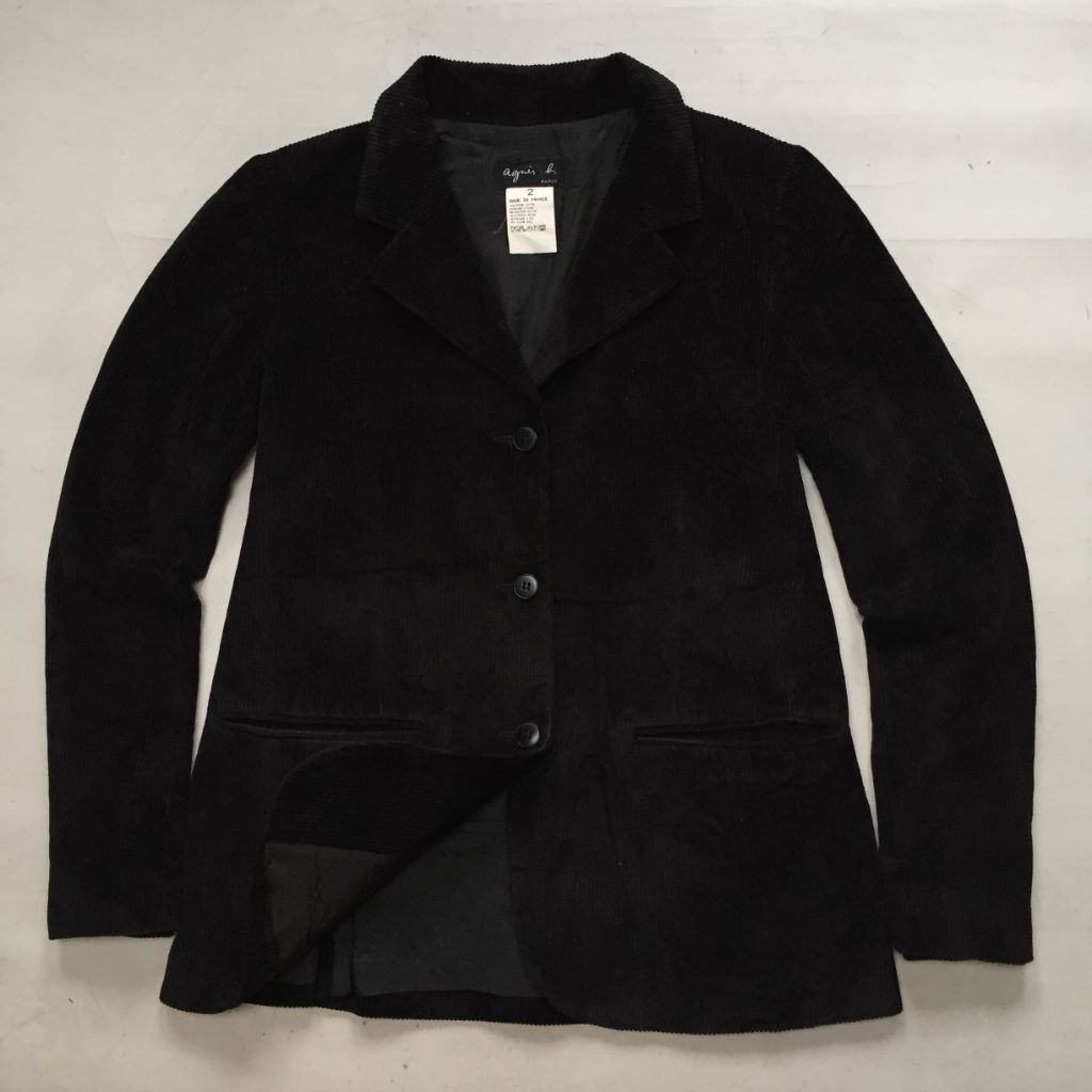 AGNES B. VOYAGES FRANCE  CORDUROY JACKET