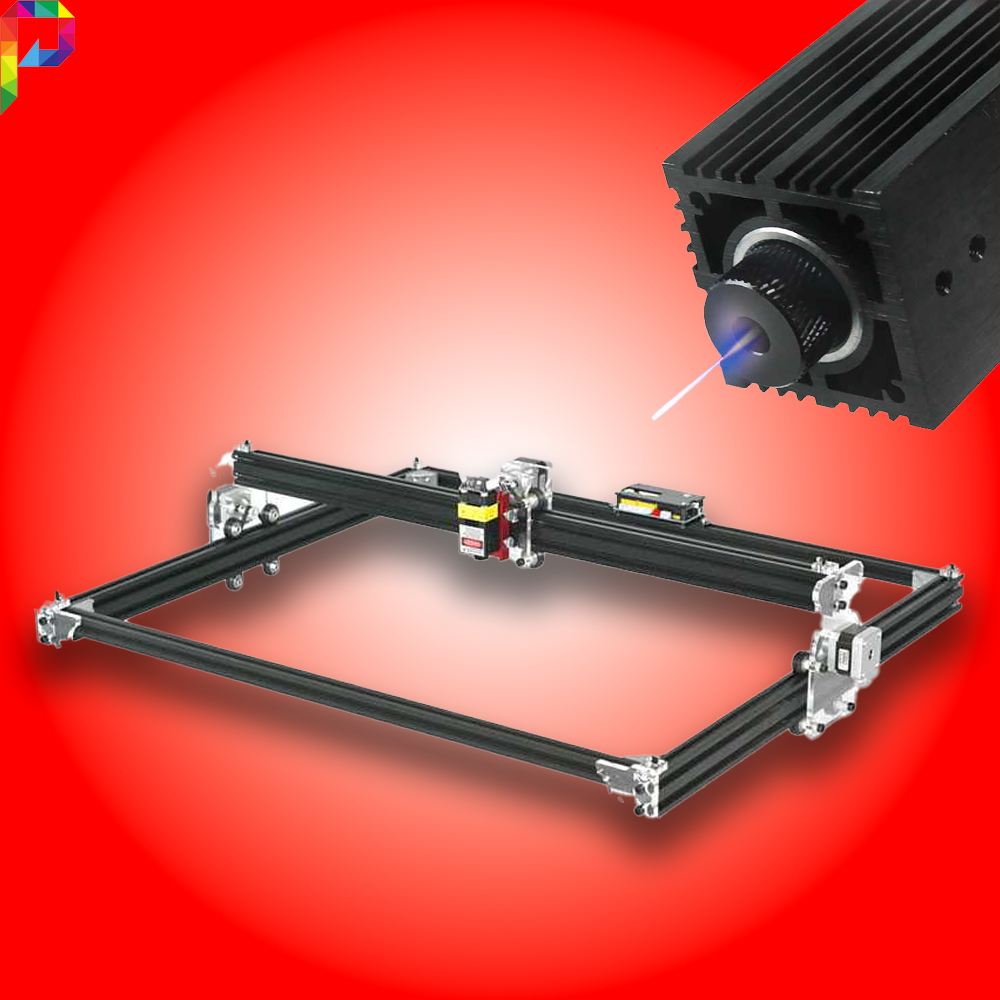 Alat Mesin Ukir Laser Engraver Engraving Printer Grafir Kayu Kulit Karet Elektrik 500 mW