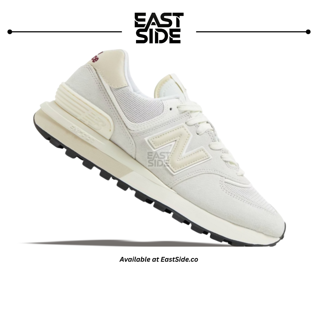 Eastside.co - Sepatu NB 574 Legacy Silver Beige Sneakers Authentic