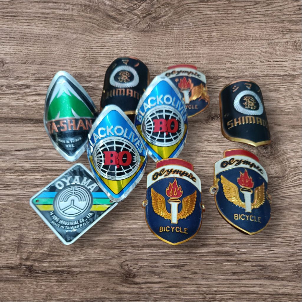 plat logo emblem sepeda onthel mtb bmx campur