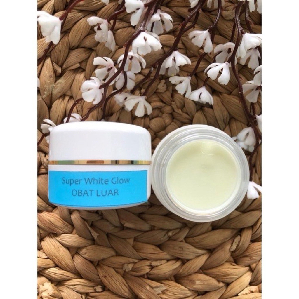 NC cream malam best seller CREAM SUPER WHITE GLOW premium mencerahkan