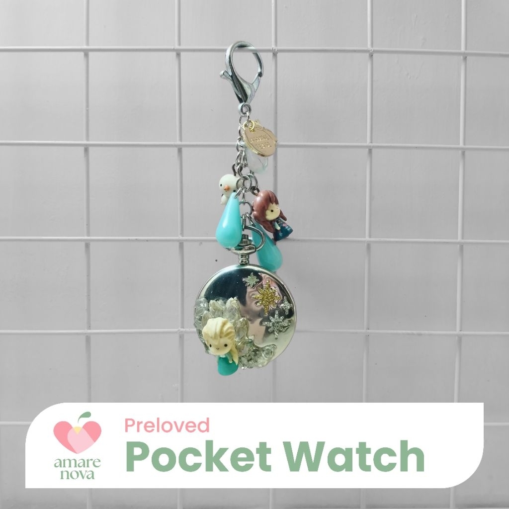 [P] Jasmine Tease Pocket Watch Jam Saku Tema Frozen