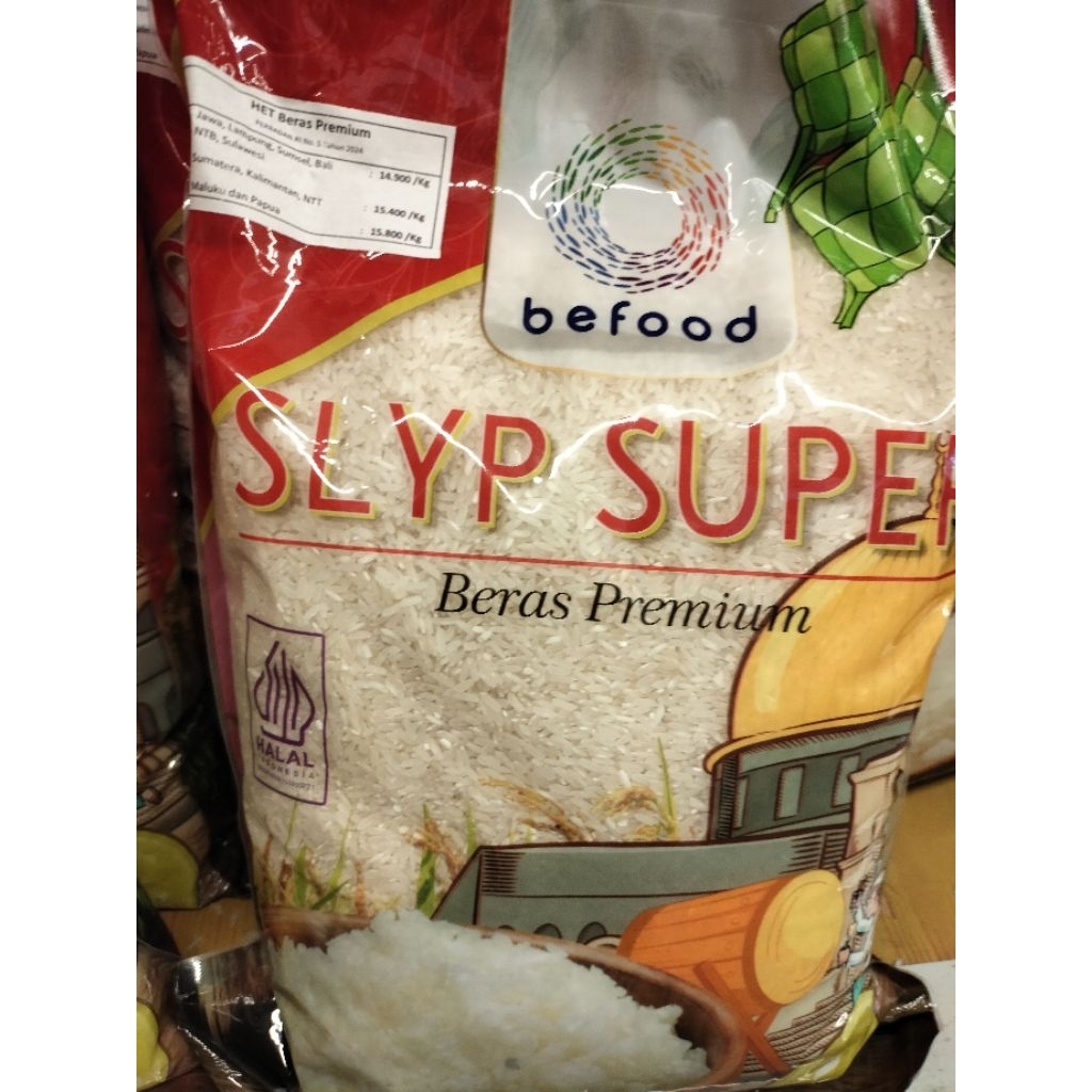 Beras Befood Slyp super Beras premium 5kg