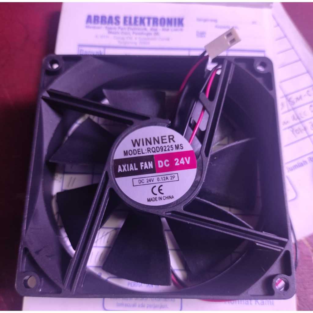 FAN KIPAS 9CM DC 24  VOLT MESIN LAS POWER AMPLIFIER DC 24 VOLT BRUSHLESS  9X9  MESIN LAS 24V 9 X 9
