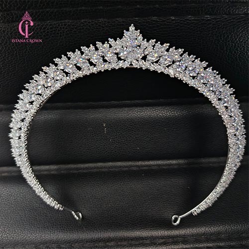 Manisa zircon crown  - Mahkota Pengantin zircon Viral - Aurel Crown