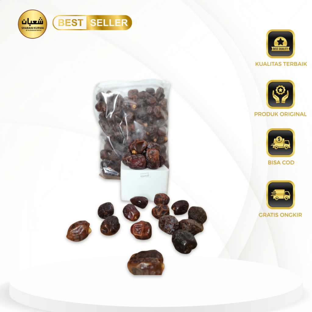 COD KURMA DATE CROWN KHENAIZI 250 GR / EXP 2026 / BUAH KURMA MURAH / OLEH OLEH HAJI Shabani kurma