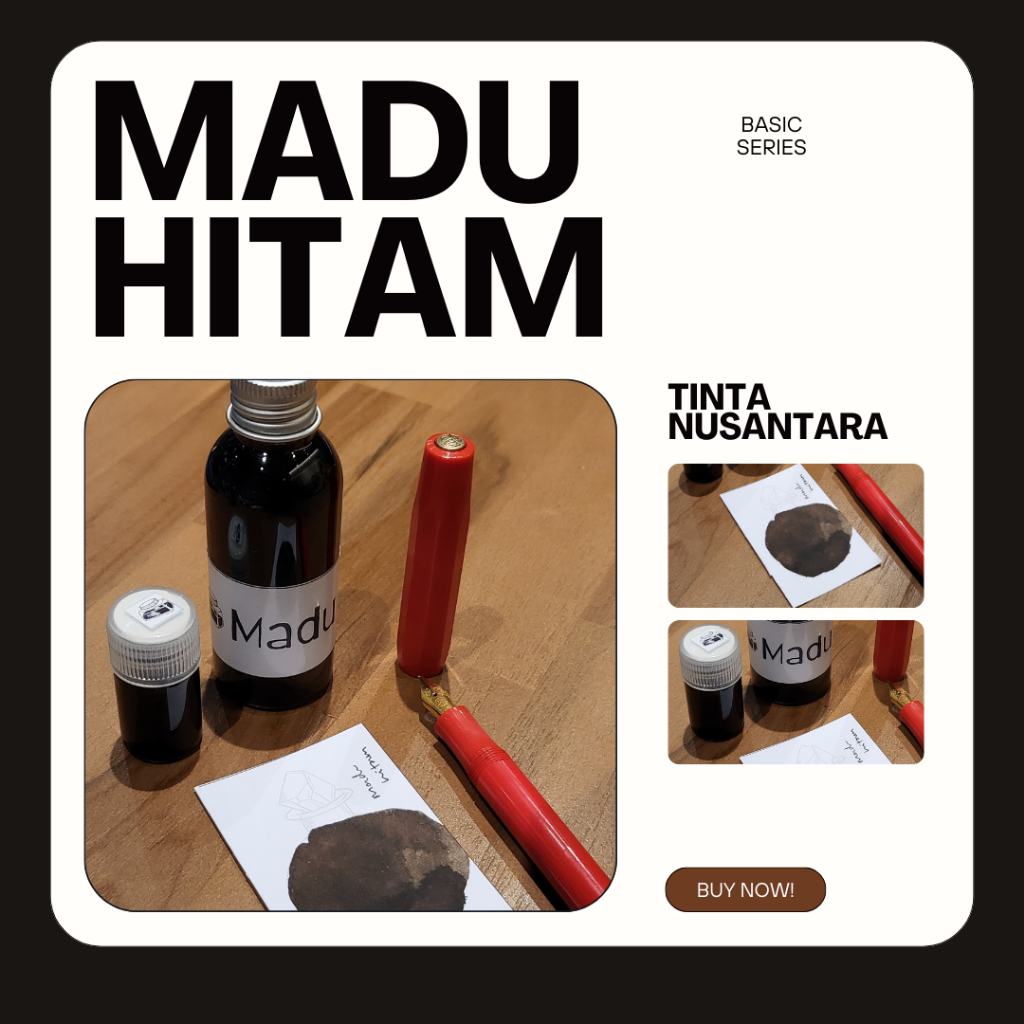 Tinta Fountain Pen (Fountain Pen Ink) - Madu Hitam Ink