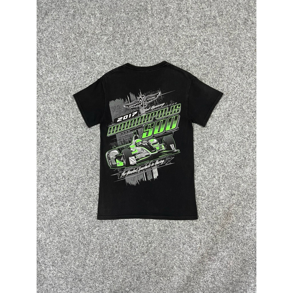 VINTAGE NASCAR INDIANAPOLIS 500mm RACING TEAM AOP T-SHIRT SECOND