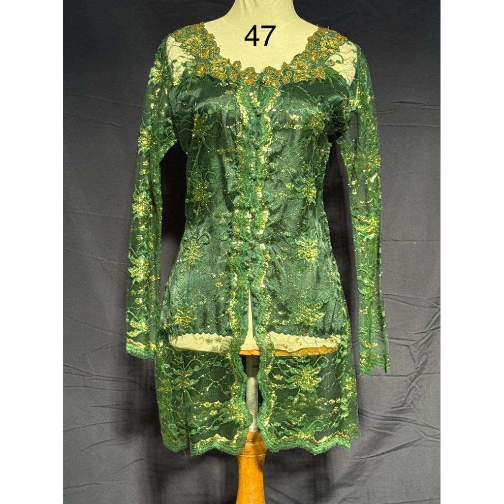 KODE 47 KEBAYA PAYET HIJAU BOTOL