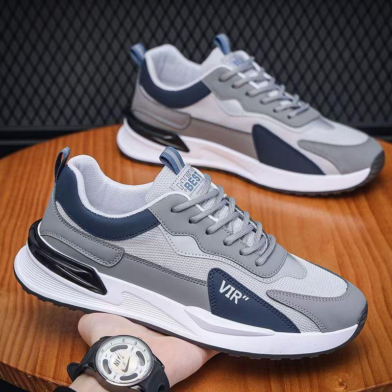 Sepatu Sneakers Kasual Pria Anti Slip Anti Licin