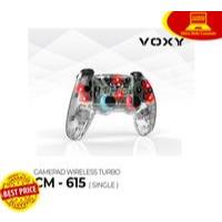 Gamepad Wireless CM-615 Game Controller Joystick Transparan Bluetooth For PC PS3 SWITCH IOS ANDROID